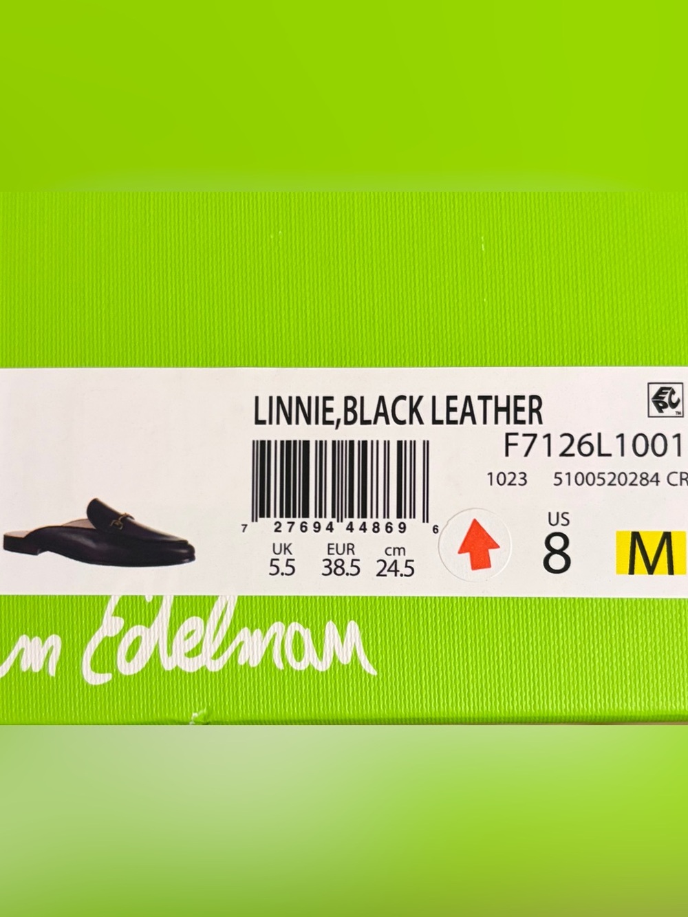 NWT Sam Edelman Linnie Leather Bit Mule in Black - Size 8 - Picture 12 of 12